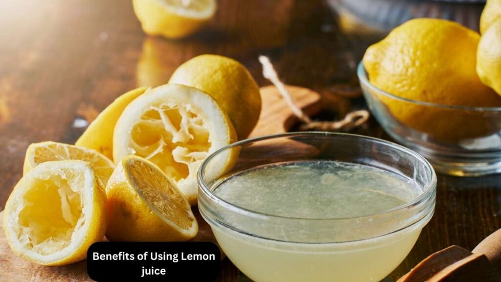 Benefits of Using Lemon juice
